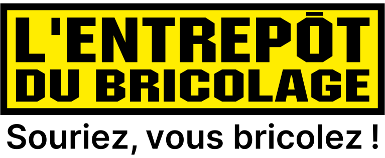 Logo L'Entrepôt du Bricolage avec baseline 2025
